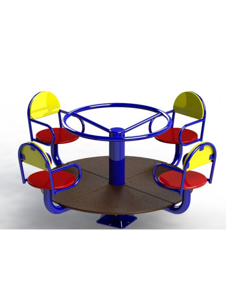 Дитяча карусель Класична 4-х місцева БС-308